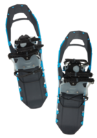 Snow boots on the left, top right corner cut out isolated transparent background png