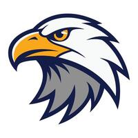 American Bald Eagle Mascot Head Illustration vector
