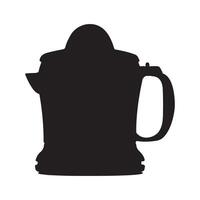 Citrus Juicer Machine Silhouette Illustration vector