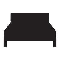 Bed Silhouette Illustration vector