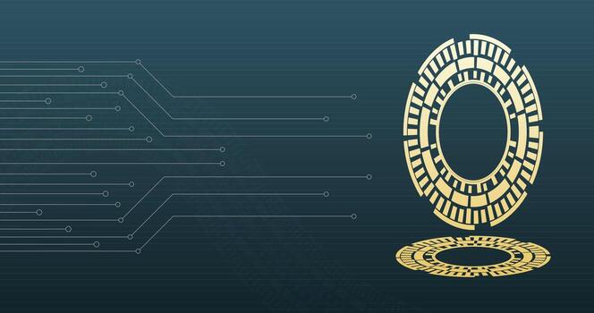 Ai artificial intelligence web background design. Abstract background banner design for your website. vector