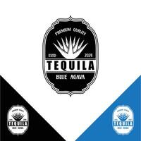 set of tequila logo design template vector