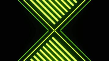 Light Green and Pink Geometric Neon Background VJ Loop in 4K video