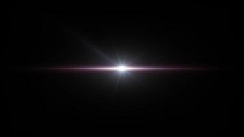 Loop abstract center gold star lights optical lens flares shine light video