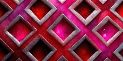 This striking image showcases a mesmerizing diamond pattern with captivating colors and textures. photo