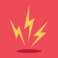 Cute flat lightning shape collection in various kawaii styles. Perfect for weather icons, kids graphics, playful symbols and decorative cartoon elements vector