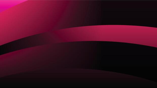 Smooth flowing black pink ruby abstract background with soft gradient blend. Modern and elegant design ideal for digital visuals, presentations, and creative compositions. vector