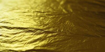 This image shows a close-up of a golden, textured surface with beautiful light and shadows. photo
