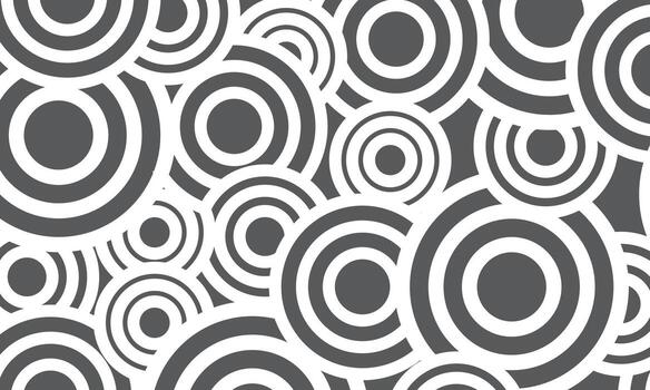 Circle pattern abstract background. white grey artistic minimal background. vector