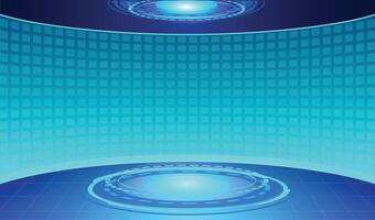 Futuristic digital presentation background vector