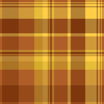 Warm autumnal plaid pattern. Earthy gold and brown hues create a rustic, textured feel, perfect for fallthemed designs, apparel, or website backgrounds.