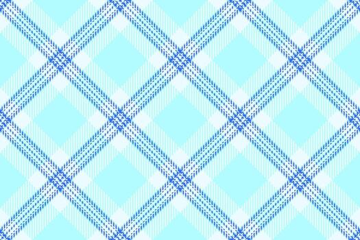 Cool blue and white diagonal plaid pattern. Perfect for textile design, website backgrounds, or wrapping paper. Clean, modern, and versatile, this repeating texture offers a fresh, summery feel. vector