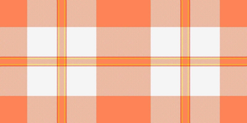 Vibrant coral and white plaid pattern. Perfect for textile design, website backgrounds, or crafting projects. This cheerful, seamless texture evokes feelings of warmth and summer.