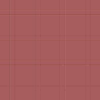 Subtle plaid pattern. Terracotta color with light lines. Ideal for textile design, backgrounds, or web elements. Minimalistic and versatile. vector