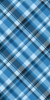 Weave fabric plaid seamless, halftone background tartan . Table cloth textile check pattern texture in cyan and light colors. vector