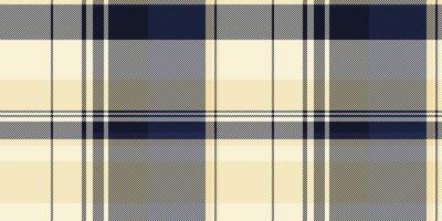 Elegant cream and navy plaid pattern. Perfect for textile design, fashion, website backgrounds, or any project needing a sophisticated, classic texture. vector