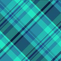 Vibrant teal and navy plaid pattern. Perfect for textile design, fashion, website backgrounds, or any project needing a bold geometric texture. vector