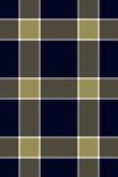 Elegant navy, olive, and white plaid pattern. Perfect for textile design, fashion, or website backgrounds. This seamless texture evokes a classic, sophisticated style. vector