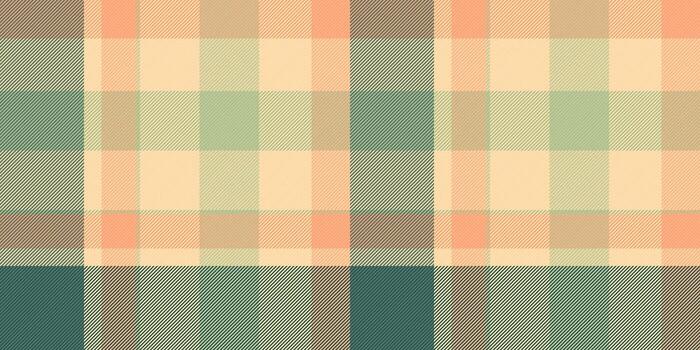 sutil pastel tartán modelo en durazno, sabio, y gris pardo. Perfecto para textil diseño, moda, sitio web antecedentes, o elaboración proyectos vector