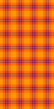 vibrante naranja y púrpura tartán modelo. Perfecto para textil diseño, otoñal temas, o agregando un negrita textura a tu proyectos vector