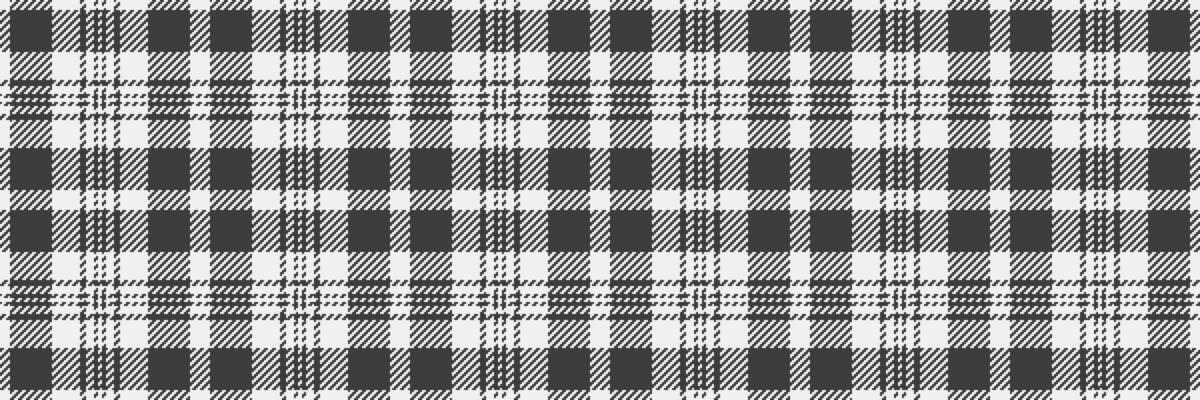 Classic black and white plaid pattern. Perfect for textile design, website backgrounds, or fashion projects. The subtle texture adds depth and visual interest. Clean lines and a timeless aesthetic.