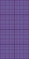 Majestic fabric check plaid, bag seamless pattern background. 40s tartan textile texture in violet and indigo colors. vector
