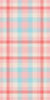 Cotton seamless plaid textile, womens fashion background fabric. Dogtooth pattern tartan check texture in light and red colors. vector