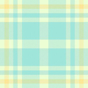 Pastel herringbone plaid pattern. Soft, calming teal and yellow tones create a gentle, versatile design perfect for textile prints, website backgrounds, or packaging. vector