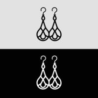 Earrings jewelry fashion drop earrings dangle earrings statement earrings trendy earrings design vector