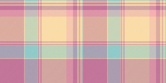 Pastel plaid pattern. Soft, muted colors create a calming, feminine design perfect for textiles, websites, or branding. Ideal for spring or summer themes, evoking feelings of warmth and tranquility. vector