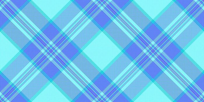 Abstract pastel blue and turquoise plaid pattern. A modern, digitally rendered textile design ideal for fashion, web backgrounds, or print projects. vector