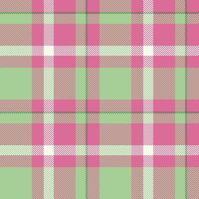 Pretty pastel plaid pattern in pink, green, and beige. Ideal for textile design, fashion, or website backgrounds. This cheerful, seamless texture evokes feelings of spring, warmth, and comfort.