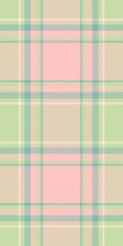 Pastel plaid pattern. Soft, delicate colors ideal for textile designs, packaging, or website backgrounds. Evokes feelings of spring, femininity, and gentle sophistication. vector