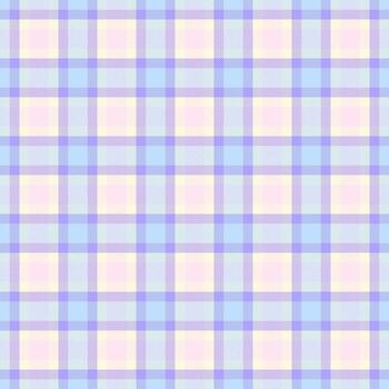 Home textile seamless check, frame tartan texture plaid. Ornament fabric pattern background in light and indigo colors. vector
