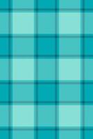 Teal pattern texture, fade seamless plaid tartan. Ribbon textile fabric background check in cyan and teal colors. vector