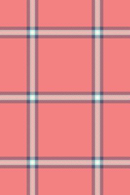 Color tartan plaid, artistic pattern check texture. Easter seamless textile fabric background in light coral and pastel colors.