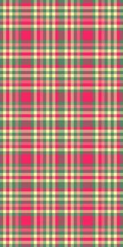 Vibrant pink, green, and cream plaid pattern. Perfect for textile designs, website backgrounds, or crafting projects. This cheerful, repetitive texture evokes feelings of warmth and nostalgia. vector