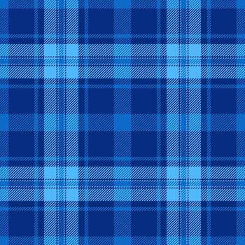 Classic blue plaid pattern. A timeless design suitable for backgrounds, textiles, and graphic elements. Evokes tradition and style with repeating checks. vector