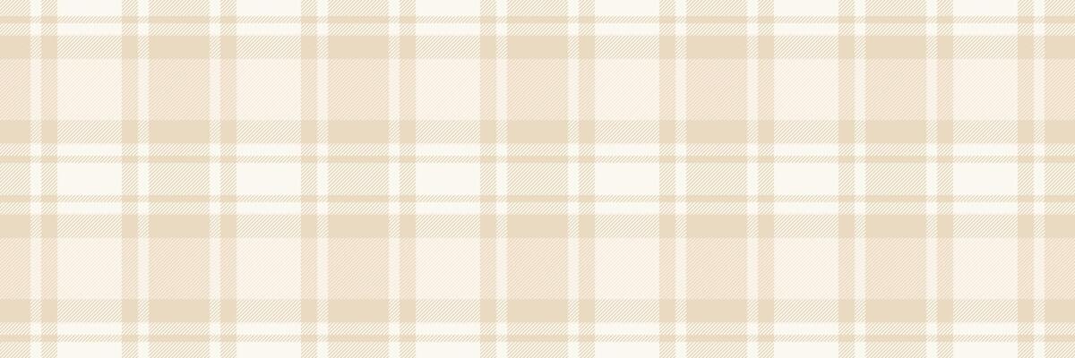 Deep pattern tartan, curved plaid textile fabric. Styling seamless check texture background in light and sea shell colors.