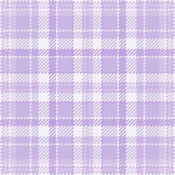 Classic lavender plaid pattern. Fabric texture with interwoven lines. Suits backgrounds, textiles graphic design. Soft, calming, and versatile. vector