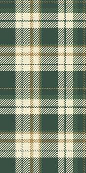 Elegant green and cream plaid pattern. Perfect for textile designs, fallthemed projects, or adding a touch of rustic charm to your work. vector