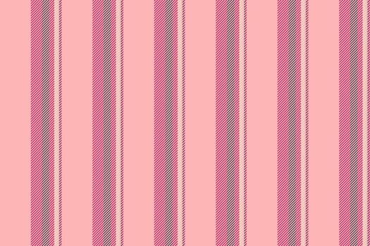 Vertical striped pattern in shades of pink, coral, and mauve. Textile design, fabric swatch, or wallpaper. Use for backgrounds, crafts, or digital projects. vector