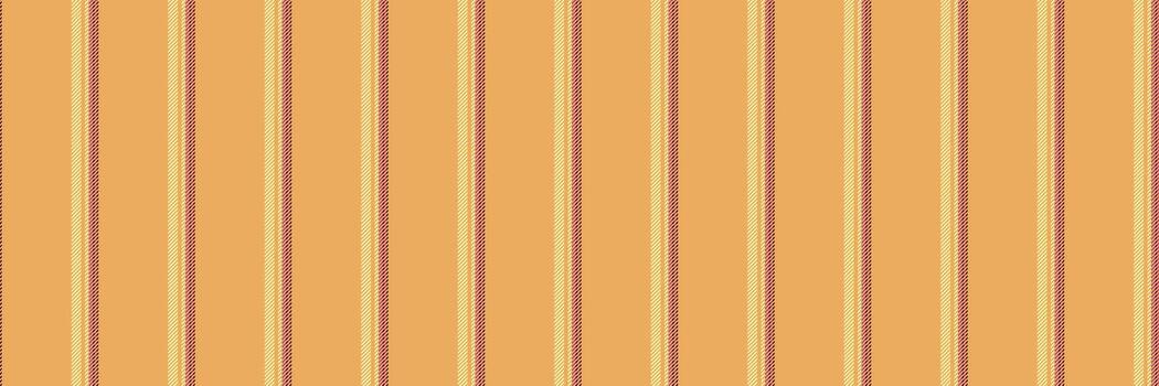 Ppartment seamless fabric pattern, decorating texture lines stripe. Dimensional vertical textile background in orange and light colors. vector