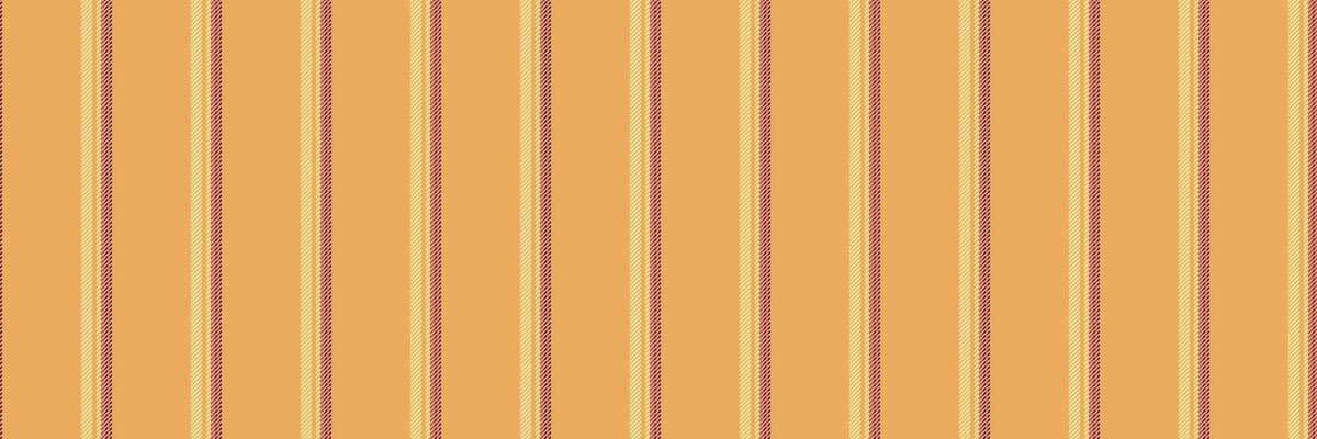 Ppartment seamless fabric pattern, decorating texture lines stripe. Dimensional vertical textile background in orange and light colors.