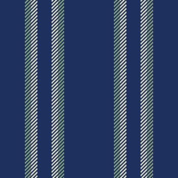 Irnament pattern fabric textile, clothes background vertical. Cight lines texture seamless stripe in blue and light colors. vector