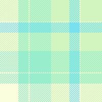 Serene pastel plaid pattern in soft mint green, pale yellow, and light blue. Perfect for backgrounds, textiles, website design, or branding projects seeking a calming and stylish aesthetic. vector