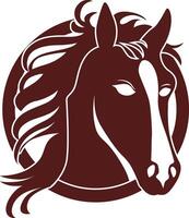 Strong horse logo for corporation. vector
