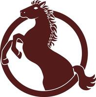 Logo of horse for company. vector