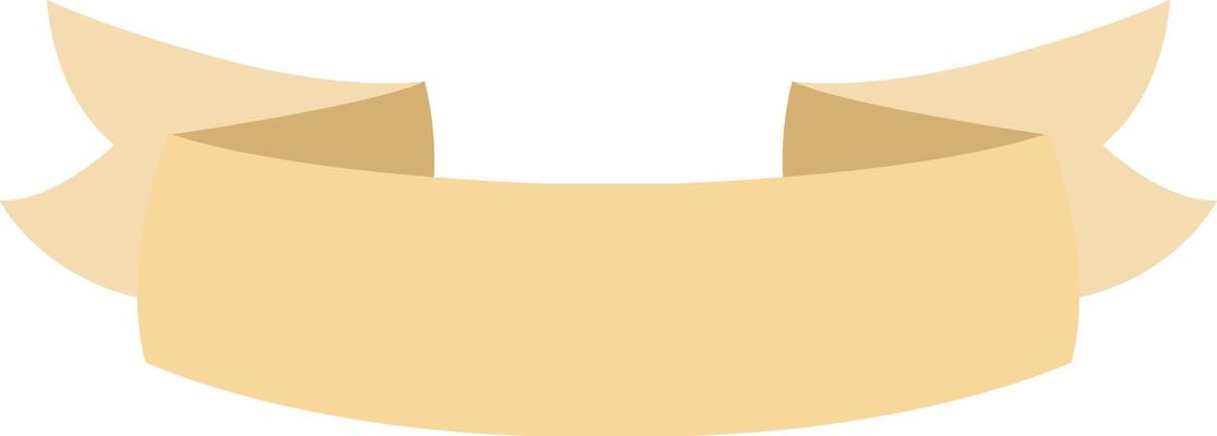 A yellow banner with a point at the top. Set hand drawn doodle blank title clip art.