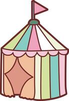House playground icon. Colorful of playground icon. vector
